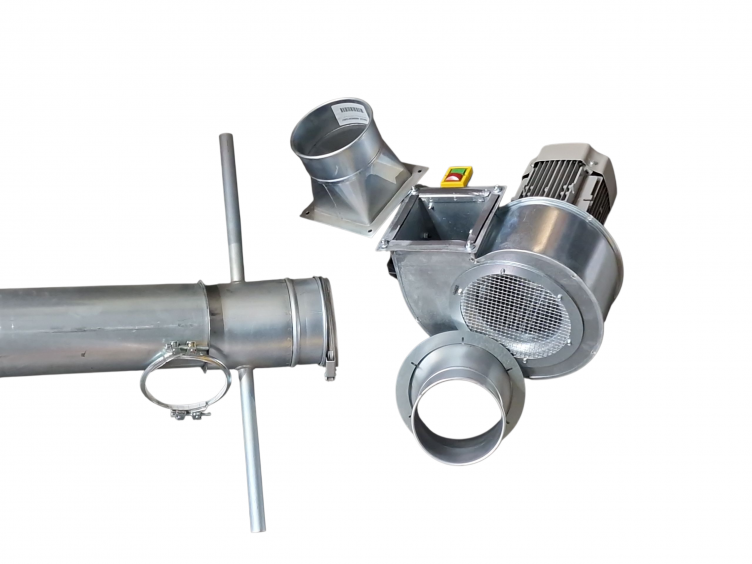 Belueftungsspeer Air-Lance Saugend/drueckend mit Motor Luftleistung: 2500 m3-h